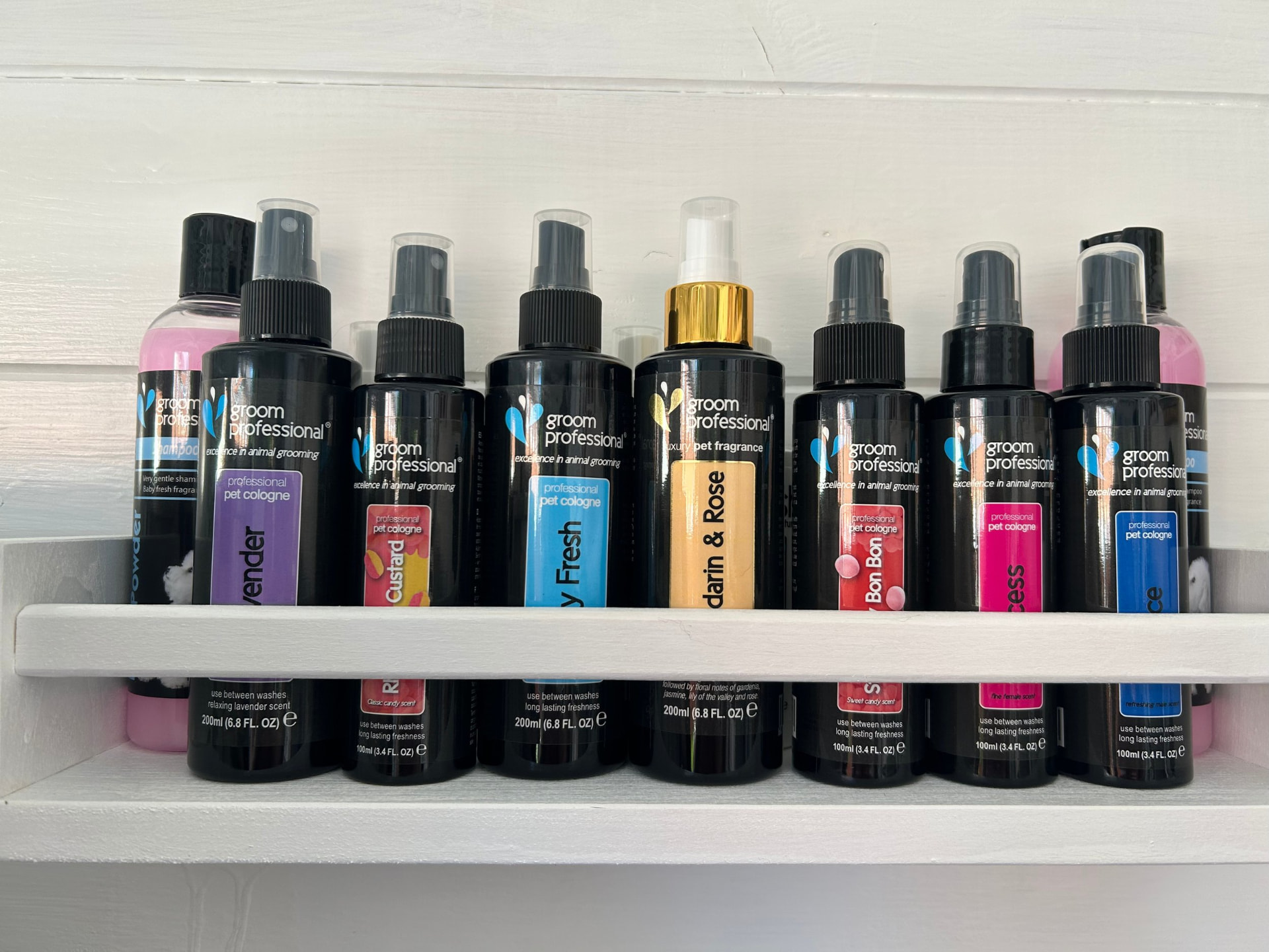 Groom Professional shampoos and treatments